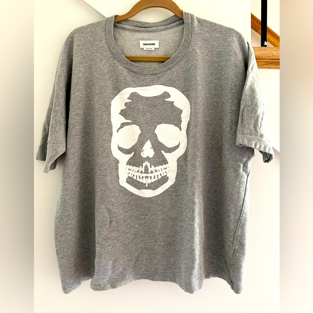 Zadig & Voltaire Portland Skull Oversized Sweat T